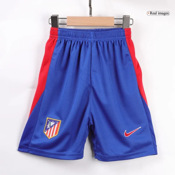 Kid’s Atletico Madrid Home Soccer Jersey Kit(Jersey+Shorts+Socks) – Fan Version – badge and fabric details