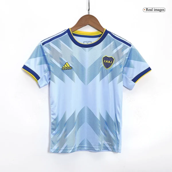 kid-s-boca-juniors-third-away-soccer-kit-jersey-shorts-2023-24-fan-version-334382-04 Kid’s Boca Juniors Third Away Soccer Kit – Jersey + Shorts 2023/24 – Fan Version – badge and fabric details