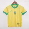 Kid’s Brazil Home Soccer Kit – Jersey + Shorts Copa America – Fan Version – badge and fabric details