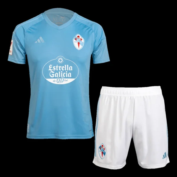 kid-s-celta-vigo-home-soccer-kit-jersey-shorts-2023-24-fan-version-402422-01 Kid’s Celta Vigo Home Soccer Kit – Jersey + Shorts 2023/24 – Fan Version – front view