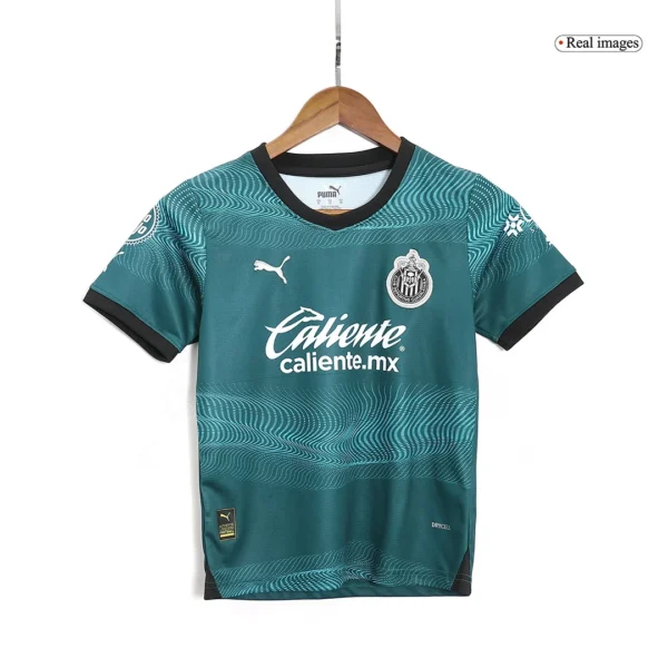 kid-s-chivas-third-away-soccer-kit-jersey-shorts-2023-24-fan-version-436800-02 Kid’s Chivas Third Away Soccer Kit β Jersey + Shorts 2023/24 β Fan Version β back view