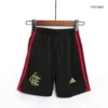 Kid’s CR Flamengo Away Soccer Kit – Jersey + Shorts 2023/24 – Fan Version – badge and fabric details