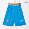Kid’s Cruz Azul Away Soccer Kit – Jersey + Shorts – Fan Version – badge and fabric details