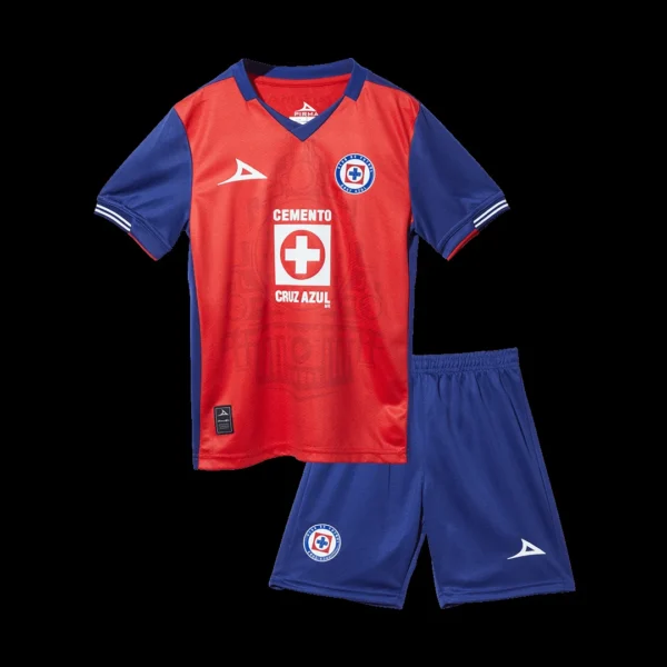 kid-s-cruz-azul-third-away-soccer-kit-jersey-shorts-fan-version-01 Kid’s Cruz Azul Third Away Soccer Kit β Jersey + Shorts β Fan Version β front view