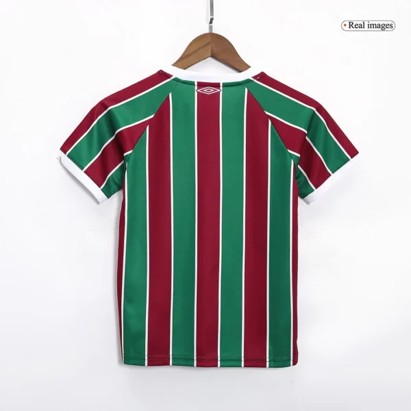 Kid’s Fluminense FC Home Soccer Kit – Jersey + Shorts 2023/24 – Fan Version – jersey details