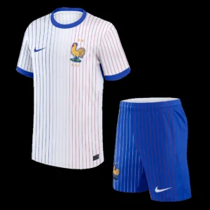 kid-s-france-away-soccer-kit-jersey-shorts-euro-fan-version-446861-01 Kid’s France Away Soccer Kit โ Jersey + Shorts Euro โ Fan Version โ front view