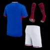 Kid’s France Home Soccer Jersey Kit(Jersey+Shorts+Socks) Euro – Fan Version – back view