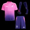 Kid’s Germany Away Soccer Jersey Kit(Jersey+Shorts+Socks) Euro – Fan Version – front view
