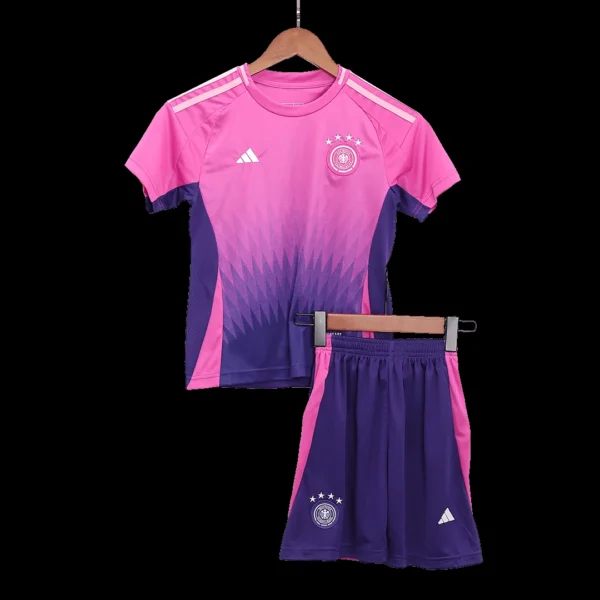 Kid’s Germany Away Soccer Jersey Kit(Jersey+Shorts+Socks) Euro – Fan Version – jersey details