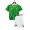 Kid’s Ireland Home Soccer Kit – Jersey + Shorts 2023 – Fan Version – front view