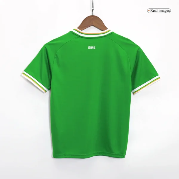 Kid’s Ireland Home Soccer Kit – Jersey + Shorts 2023 – Fan Version – jersey details