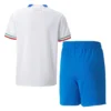 Kid’s Italy Away Soccer Kit – Jersey + Shorts 2022 – Fan Version – back view