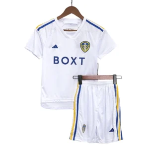 kid-s-leeds-united-home-soccer-kit-jersey-shorts-2023-24-fan-version-325069-01 Kid’s Leeds United Home Soccer Kit β Jersey + Shorts 2023/24 β Fan Version β front view