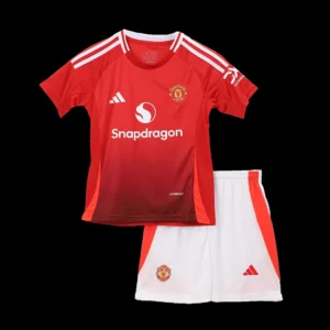 kid-s-manchester-united-home-soccer-kit-jersey-shorts-fan-version-650128-03 Kid’s Manchester United Home Soccer Kit โ Jersey + Shorts โ Fan Version โ front view