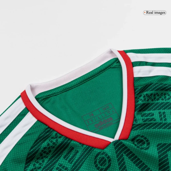 Kid’s Mexico Home Soccer Kit – Jersey + Shorts 2025/26 – Fan Version – jersey details