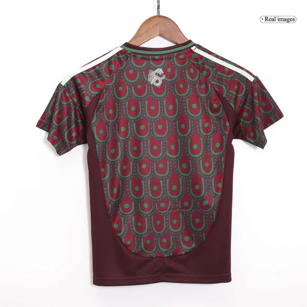 Kid’s Mexico Home Soccer Kit – Jersey + Shorts Copa America – Fan Version – jersey details
