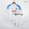 Kid’s Napoli Away Soccer Jersey Kit(Jersey+Shorts+Socks) 2022/23 – Fan Version – back view