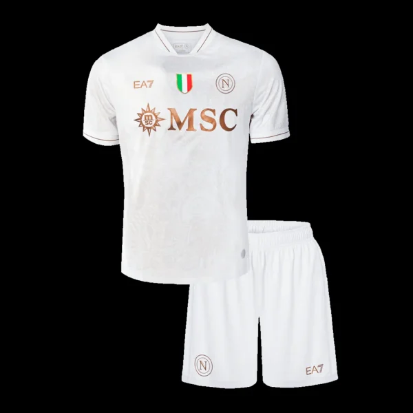 kid-s-napoli-away-soccer-kit-jersey-shorts-2025-26-fan-version-01 Kid’s Napoli Away Soccer Kit – Jersey + Shorts 2025/26 – Fan Version – front view