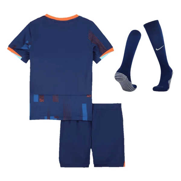 Kid’s Netherlands Away Soccer Jersey Kit(Jersey+Shorts+Socks) Euro – Fan Version – jersey details