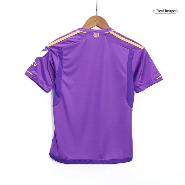 Kid’s Orlando City Home Soccer Kit – Jersey + Shorts 2023 – Fan Version – jersey details