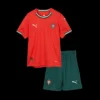 Kid’s Portugal Home Soccer Kit – Jersey + Shorts 2025 – Fan Version – jersey details