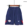 Kid’s RB Leipzig Away Soccer Kit – Jersey + Shorts 2023/24 – Fan Version – badge and fabric details