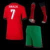kid-s-ronaldo-7-portugal-home-soccer-jersey-kit-jersey-shorts-socks-euro-fan-version-02 Kid’s RONALDO #7 Portugal Home Soccer Jersey Kit(Jersey+Shorts+Socks) Euro β Fan Version β back view