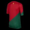 Kid’s RONALDO #7 Portugal Home Soccer Kit – Jersey + Shorts 2022/23 – Fan Version – badge and fabric details