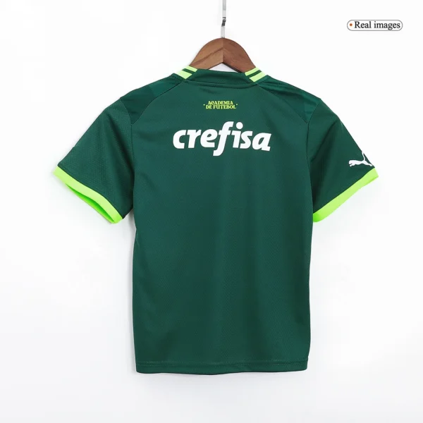 Kid’s SE Palmeiras Home Soccer Kit – Jersey + Shorts 2023/24 – Fan Version – jersey details