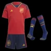 kid-s-spain-home-soccer-jersey-kit-jersey-shorts-socks-2022-fan-version-194789-01 Kid’s Spain Home Soccer Jersey Kit(Jersey+Shorts+Socks) 2022 β Fan Version β front view