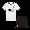 Kid’s Valencia Home Soccer Kit – Jersey + Shorts 2023/24 – Fan Version – front view