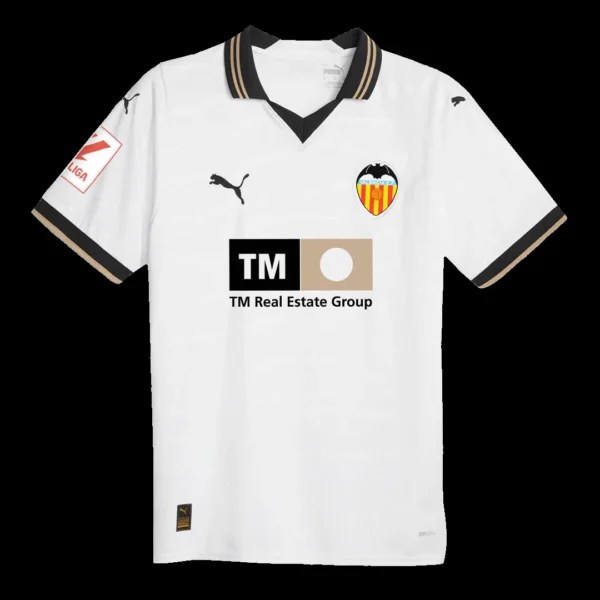 Kid’s Valencia Home Soccer Kit – Jersey + Shorts 2023/24 – Fan Version – jersey details