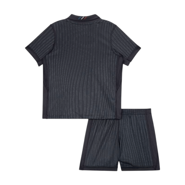 Kid’s PSG Fourth Away Soccer Kit – Jersey + Shorts 2025/26 – Fan Version – back view