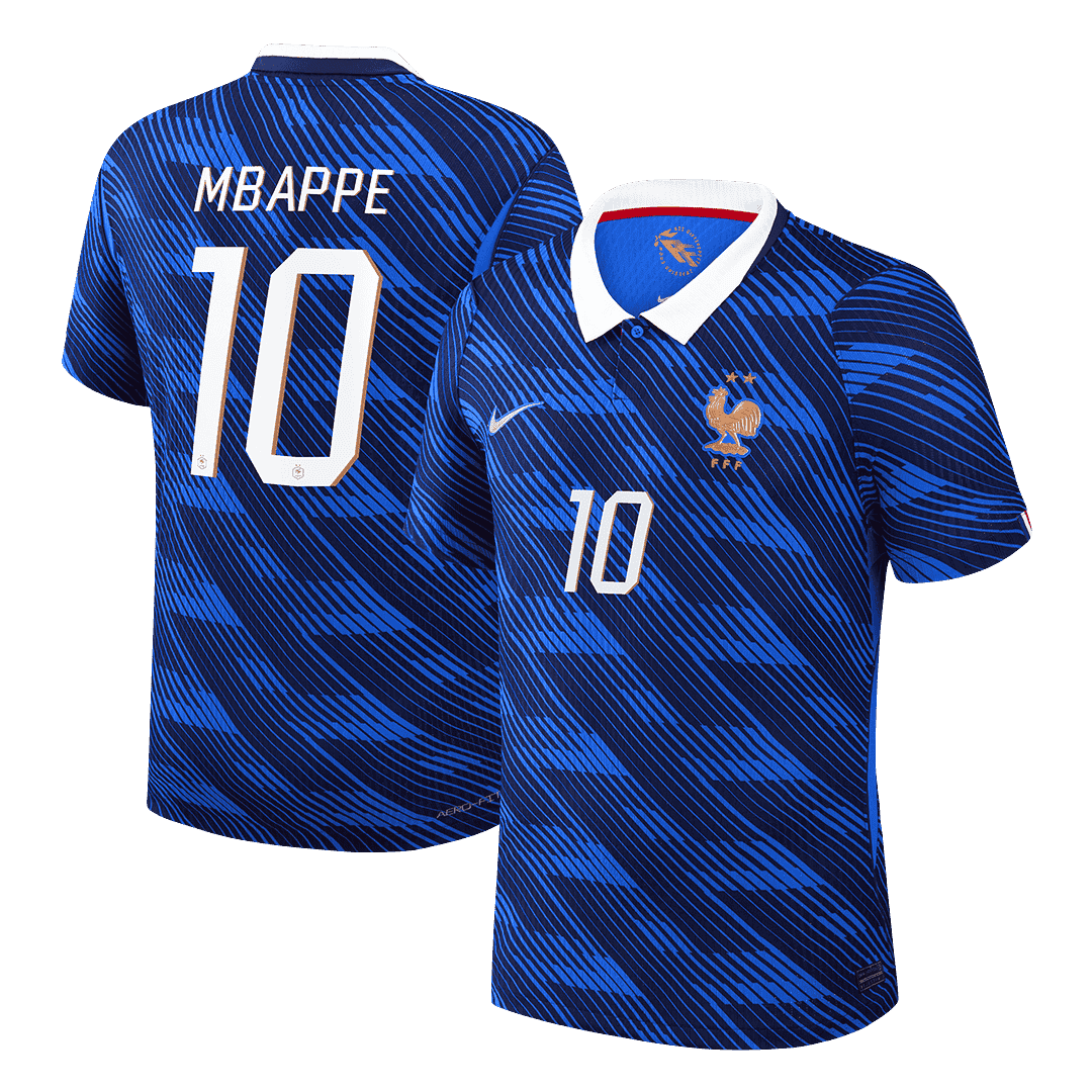 Kylian Mbappe #10 France 2026 Home Soccer Jersey โ Player Version โ ๅๅๅพ 1 Kylian Mbappe #10 France 2026 Home Soccer Jersey โ Player Version โ front view