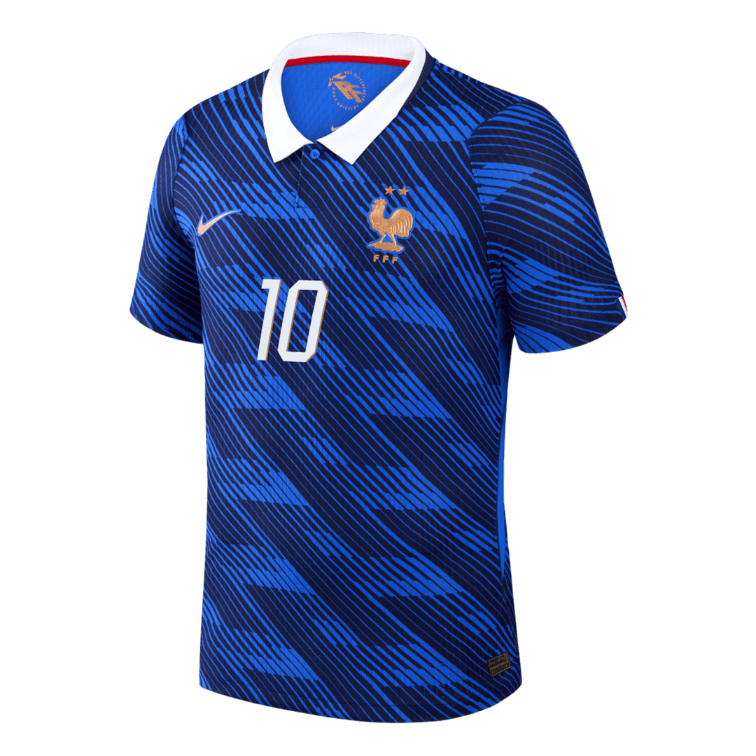 Kylian Mbappe #10 France 2026 Home Soccer Jersey – Player Version – jersey details