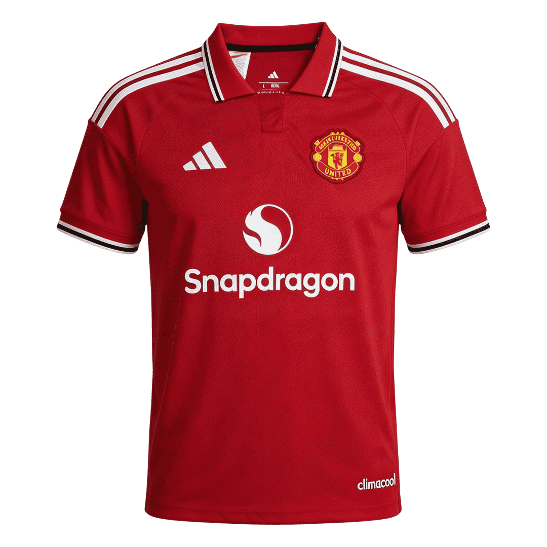 Bruno Fernandes #8 Manchester United 2026/27 Home Jersey – Fan Version – jersey details