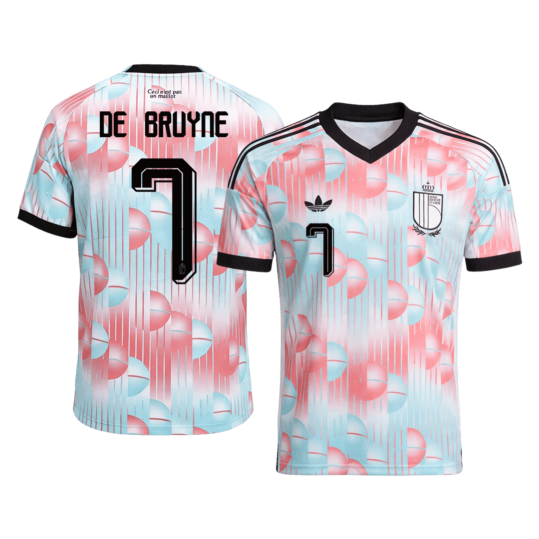 DE BRUYNE #7 Belgium Away Soccer Jersey 2026 – Fan Version – front view