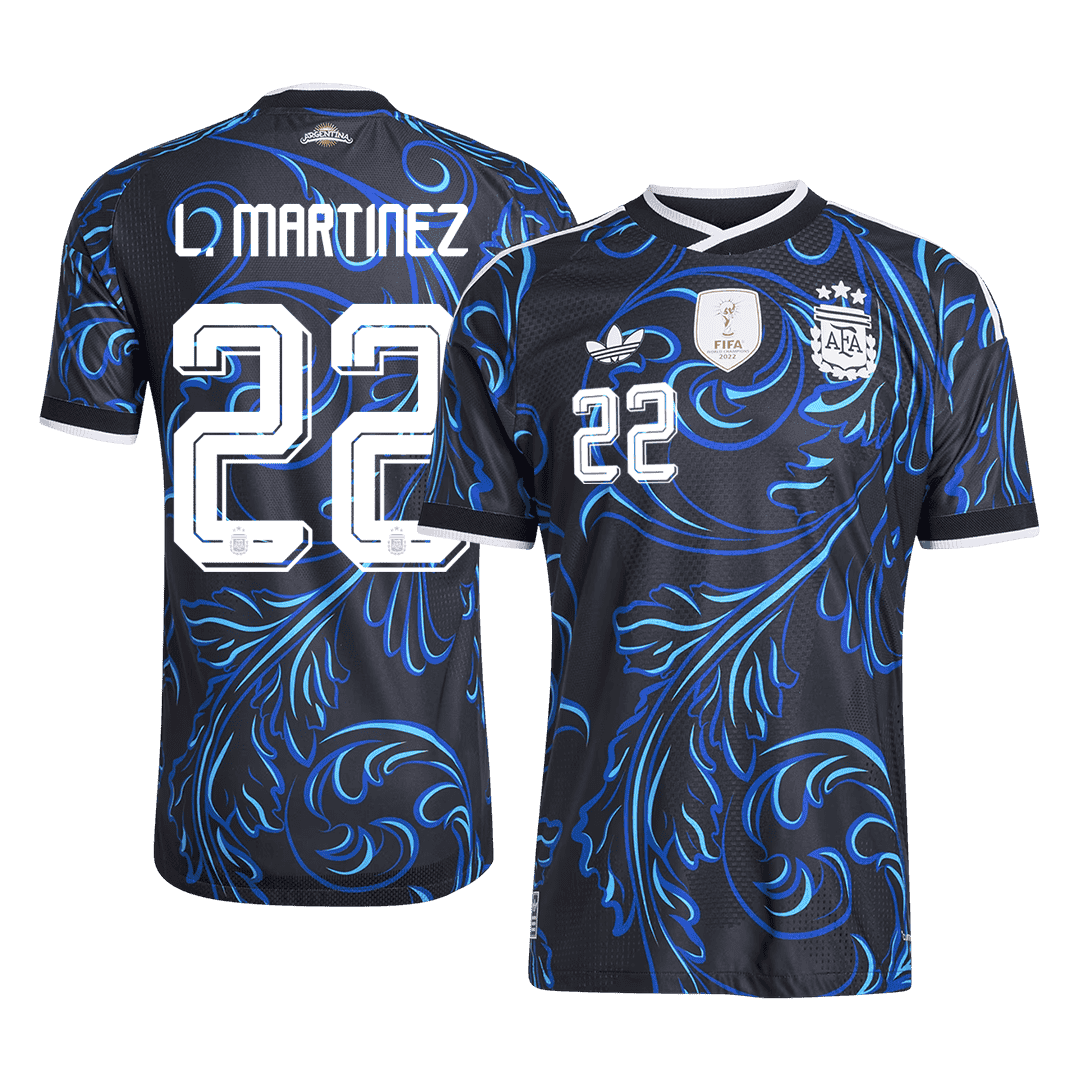 L. MARTÍNEZ #22 Argentina Away Soccer Jersey 2026 Player Version – front view