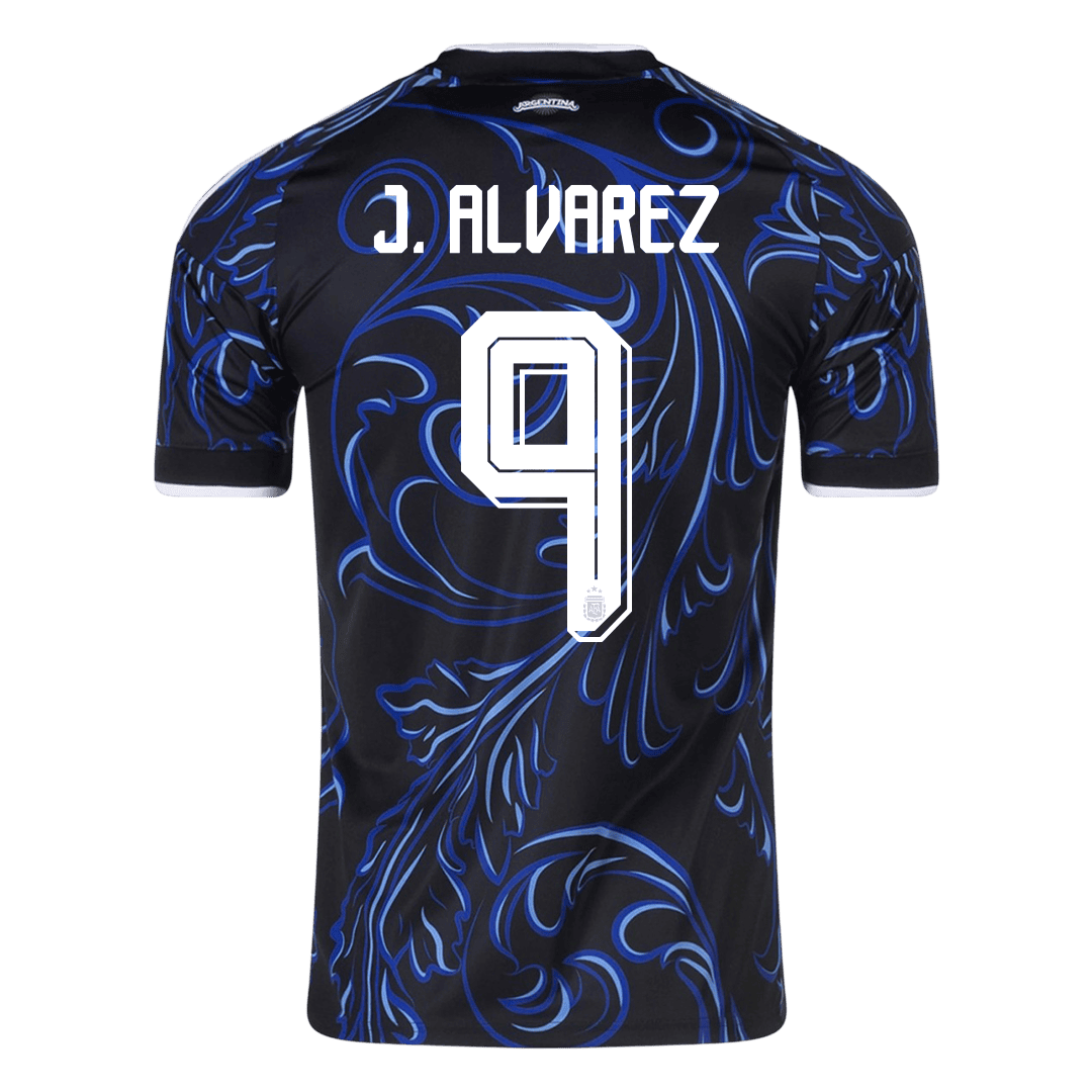 J. ÁLVAREZ #9 Argentina Away Soccer Jersey 2026 – Fan Version – jersey details