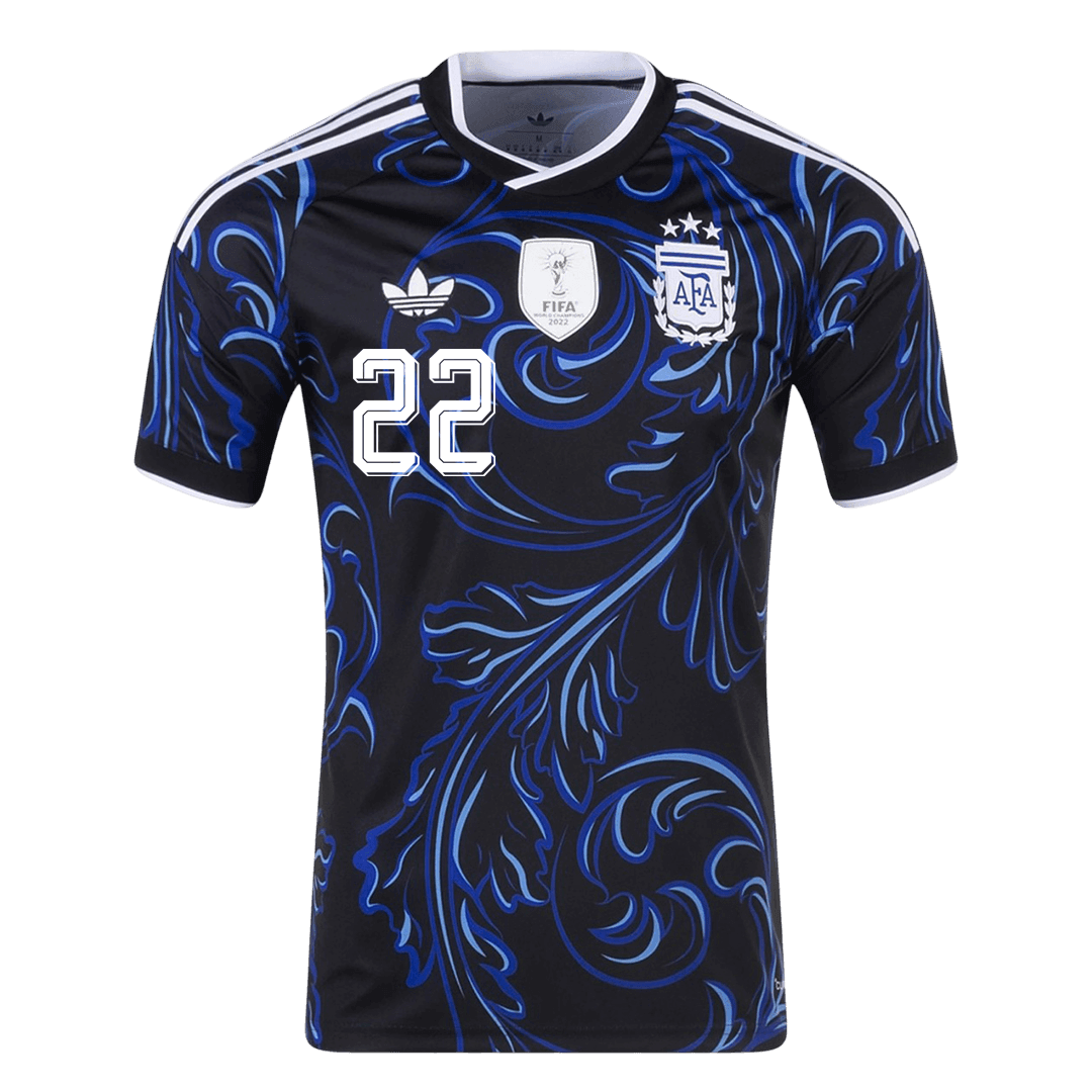 L. MARTÍNEZ #22 Argentina Away Soccer Jersey 2026 – Fan Version – back view