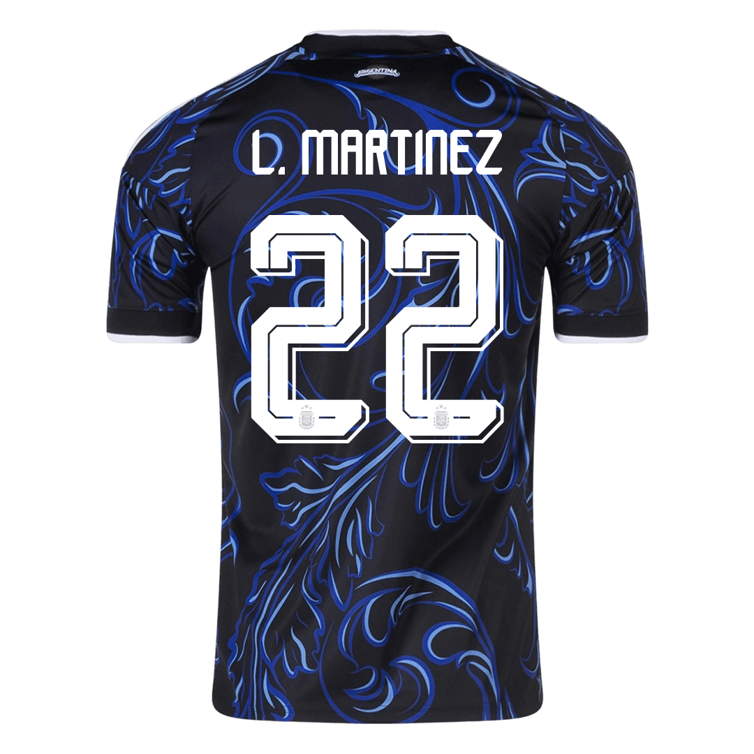 L. MARTÍNEZ #22 Argentina Away Soccer Jersey 2026 – Fan Version – jersey details