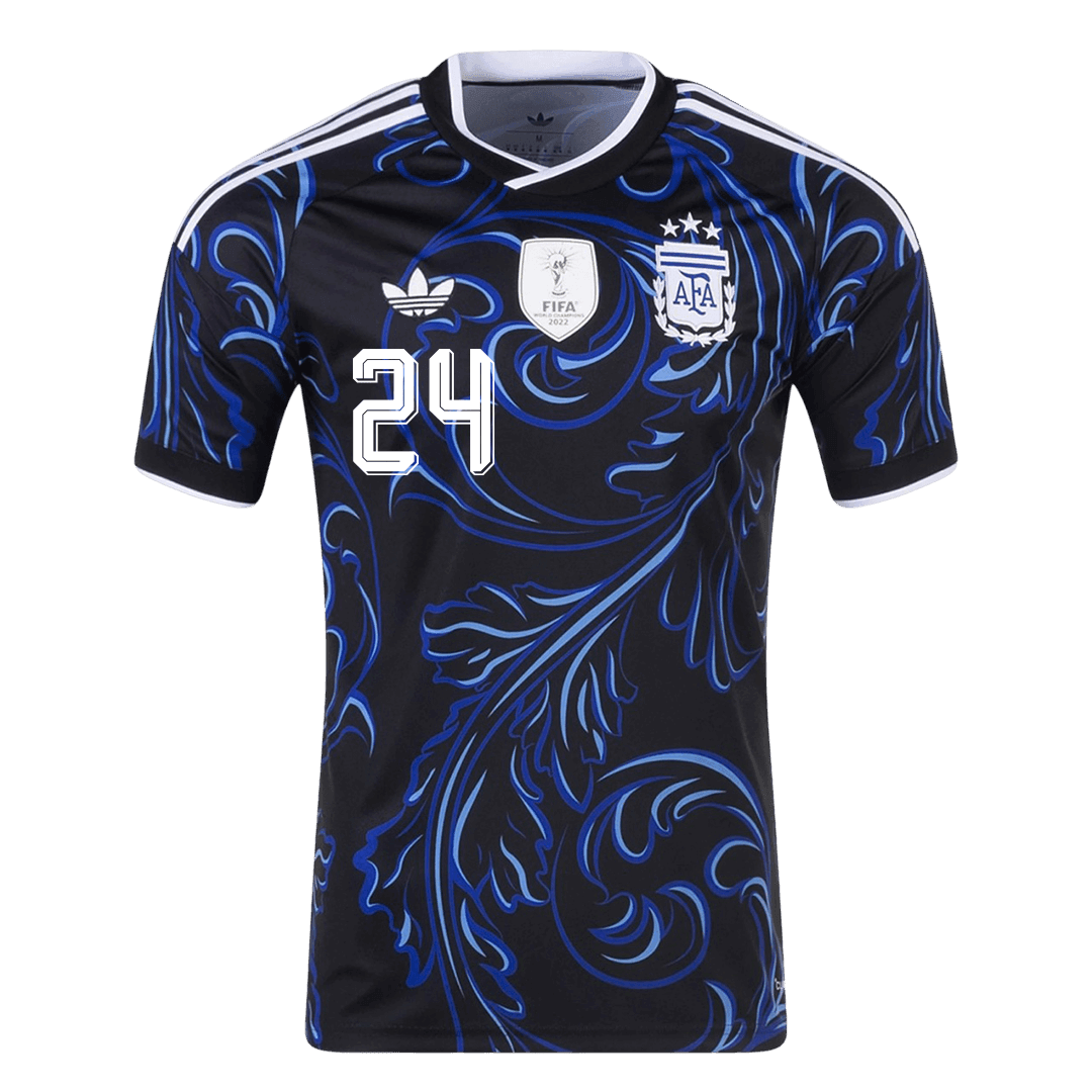E. FERNÁNDEZ #24 Argentina Away Soccer Jersey 2026 – Fan Version – back view