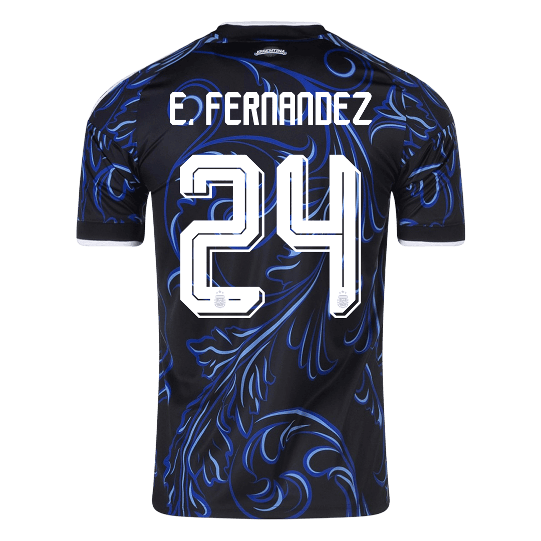 E. FERNÁNDEZ #24 Argentina Away Soccer Jersey 2026 – Fan Version – jersey details