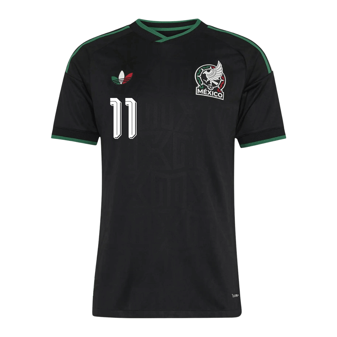 S.GIMENEZ #11 Mexico Third Away Soccer Jersey 2026 Player Version — 商品图 3 S.GIMENEZ #11 Mexico Third Away Soccer Jersey 2026 Player Version – jersey details