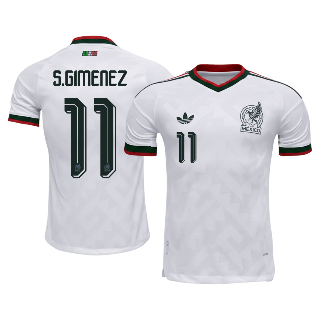 S.GIMENEZ #11 Mexico Away Soccer Jersey 2026 Player Version – front view