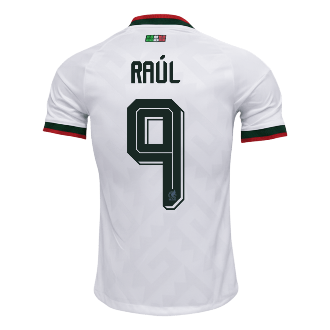RAÚL #9 Mexico Away Soccer Jersey 2026 Player Version – back view