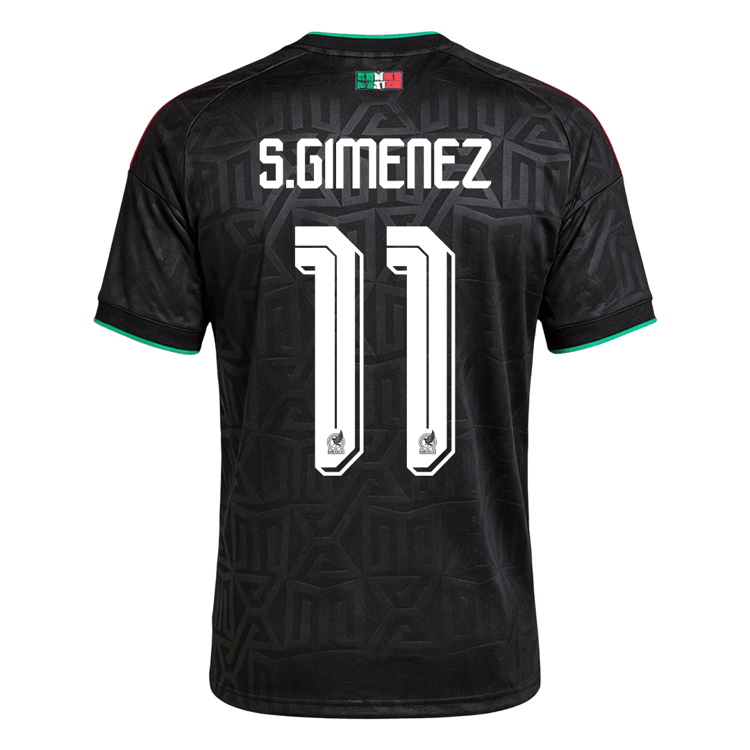 S.GIMENEZ #11 Mexico Third Soccer Jersey 2026 β Fan Version β εεεΎ 2 S.GIMENEZ #11 Mexico Third Soccer Jersey 2026 β Fan Version β back view