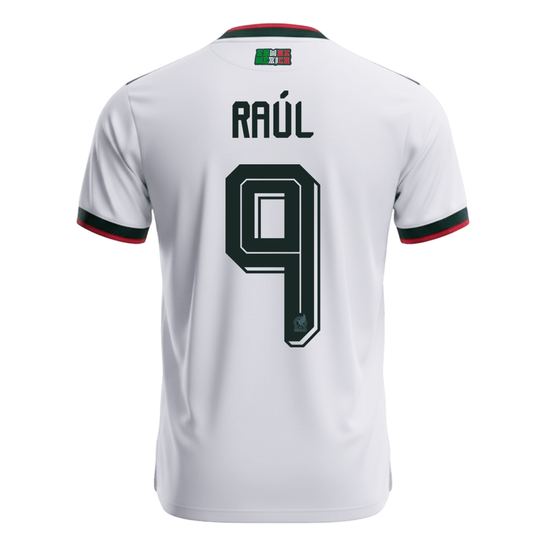 RAÚL #9 Mexico Away Soccer Jersey 2026 – Fan Version – back view