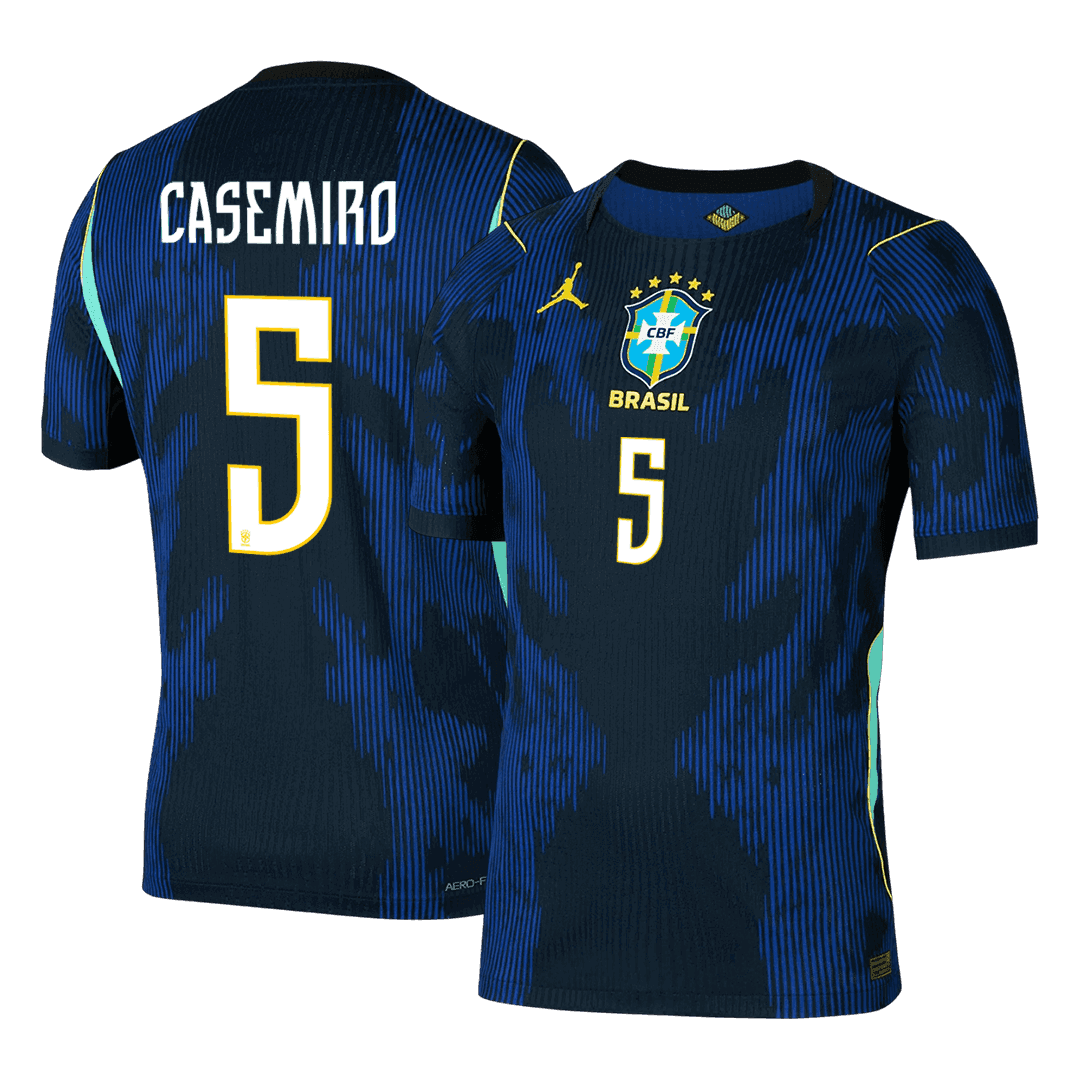 CASEMIRO #5 Brazil Away Soccer Jersey 2026 Player Version – front view