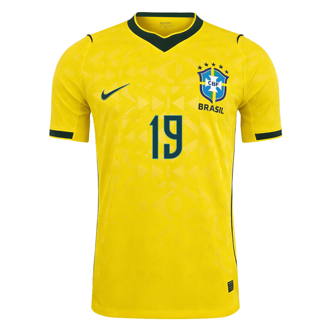 ENDRICK #19 Brazil Home Soccer Jersey 2026 Player Version – jersey details